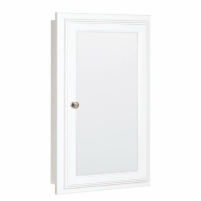 15.75" WHT Med Cabinet