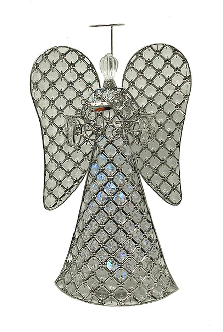 16" LED Lighted Color Changing Crystal Gemstone Christmas Angel #189391 - 6362411