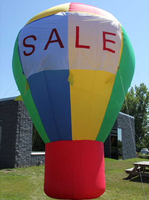 16 Foot Promotional Advertising Inflatable Hot Air Style Balloon - Rainbow Color - 7113074