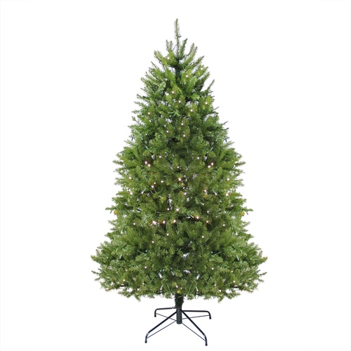 12 Pre-lit Northern Pine Full Artificial Christmas Tree - Warm Clear LED Lights - 31752848