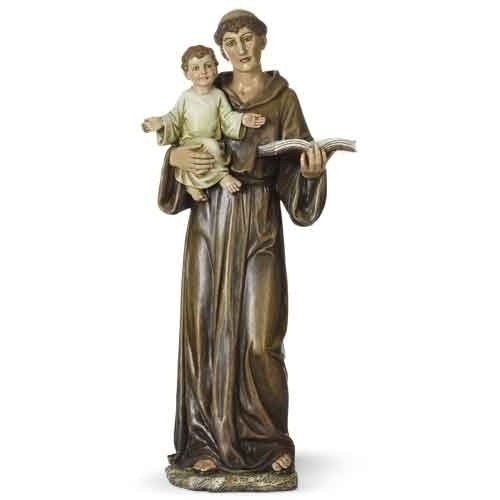 14.5" Josephs Studio Renaissance St. Anthony Religious Figure - 15618430