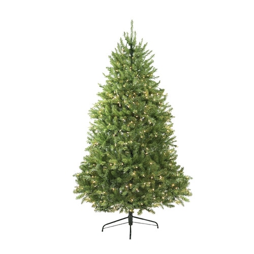 10 Pre-Lit Northern Pine Full Artificial Christmas Tree - Clear Lights - 31450595