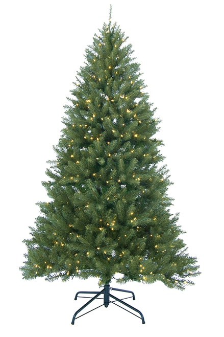 12 Pre-Lit Essex Pine Medium Artificial Christmas Tree - Clear Lights - 31422247