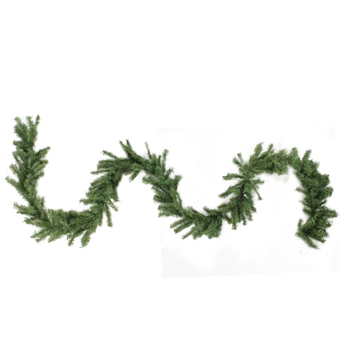 100 x 14" Commercial Length Canadian Pine Artificial Christmas Garland - Unlit - 32623766