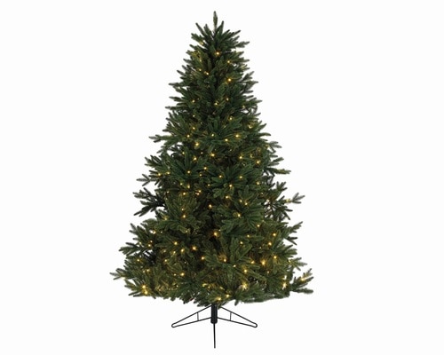 12 x 88" Pre-Lit Everlands Skandia Fir Artificial Christmas Tree - Warm Clear LED Lights - 31734425