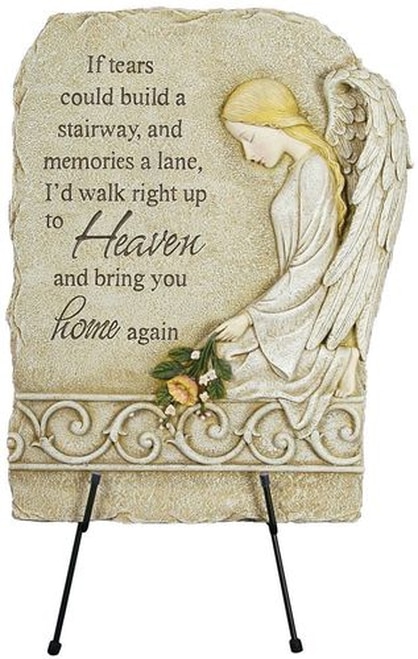 15" Peaceful Reflections Heavens Tea Outdoor Garden Plaque - 15558722