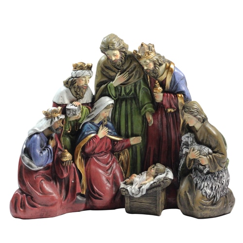 17.75" Large 1-Piece Religious Christmas Nativity Scene - 32605823