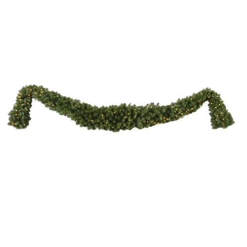 12 x 18" Pre-Lit Grand Teton Christmas Swag Garland - Clear LED Lights - 31081552