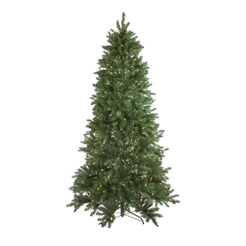 12 Pre-Lit Instant Connect LED Neola Fraser Fir Artificial Christmas Tree - Dual Lights - 32915567