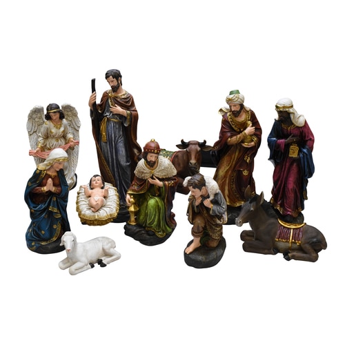 11-Piece Holy Family and Three Kings Inspirational Religious Christmas Nativity Set - 32260876