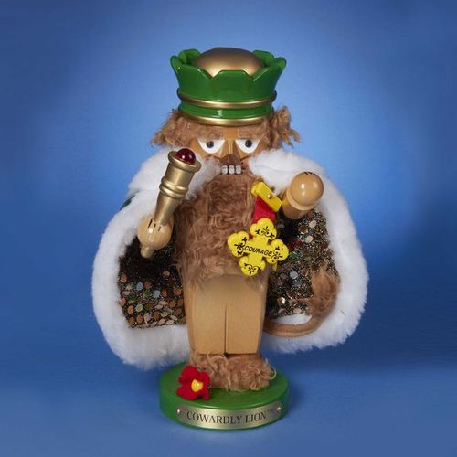 11" Authentic Steinbach Wizard of Oz Cowardly Lion Chubby Collectible Nutcracker #ES1579 - 31080950