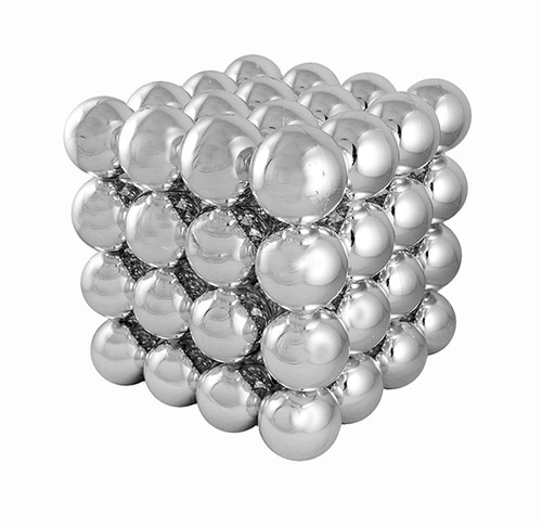 16" Commercial Sized Shiny Silver Shatterproof Christmas Ball Ornament Cube - 30889451