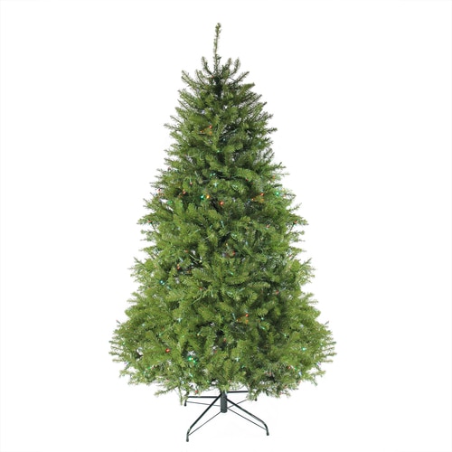 10 Pre-Lit Northern Pine Full Artificial Christmas Tree - Multi-Color Lights - 32551436