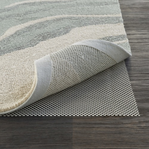 10’ x 14’ Gray Outdoor Polymer Coated Polyester Rectangular Pad For Area Throw Rug - 31399229