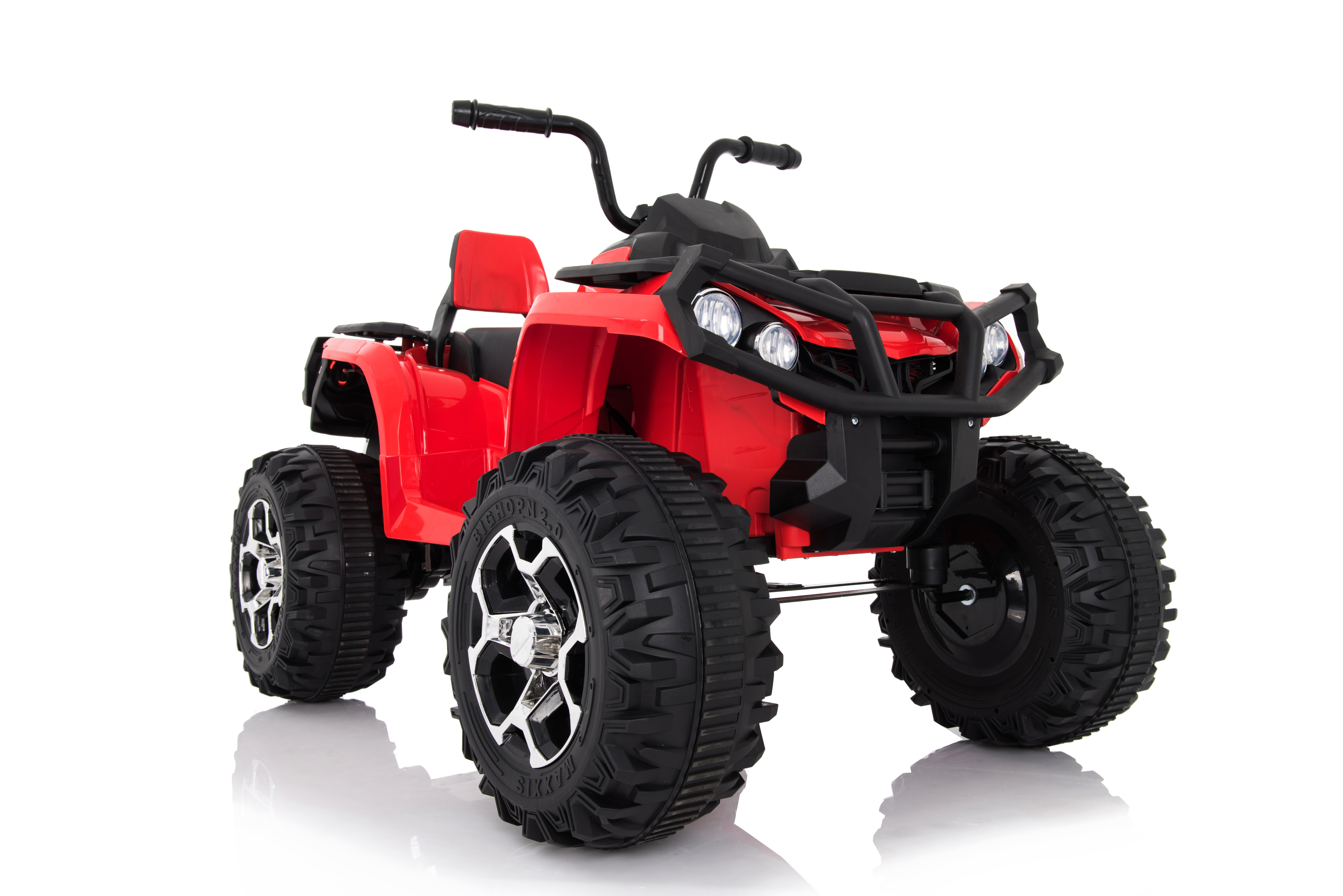 12V Ride On Wonderlanes Adventure ATV in Red, Battery Powered