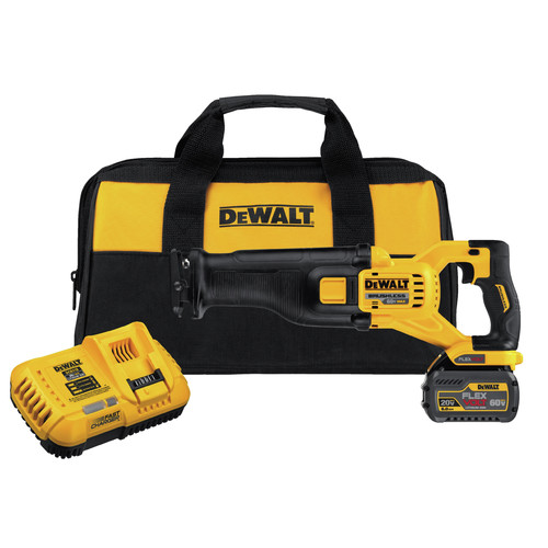 Factory Reconditioned Dewalt DCS388T1R 60V MAX Cordless Lithium-Ion Reciprocating Saw Kit with FlexVolt Battery