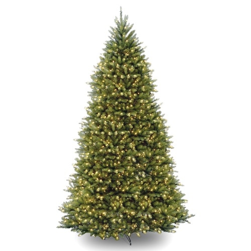 10’ Pre-Lit Dunhill Fir Power Connect Artificial Christmas Tree - Dual Color LED Lights - 33367801