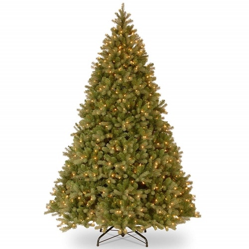 10’ Pre-Lit Downswept Douglas Fir Artificial Christmas Tree – Clear Lights - 31103928