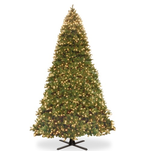16’ Pre-Lit Downswept Douglas Fir Artificial Christmas Tree – Dual Color LED Lights - 33368403