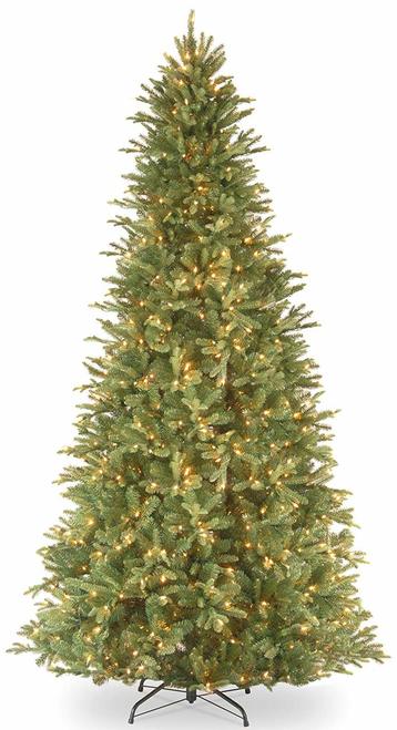 12’ Pre-Lit Tiffany Fir Artificial Christmas Tree – Clear lights - 31423111