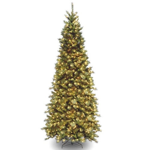 10’ Pre-Lit Tiffany Fir Artificial Christmas Tree - Clear Lights - 33368154