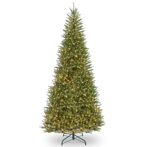 14’ Pre-lit Dunhill Fir Slim Artificial Christmas Tree –Clear Lights - 33367902