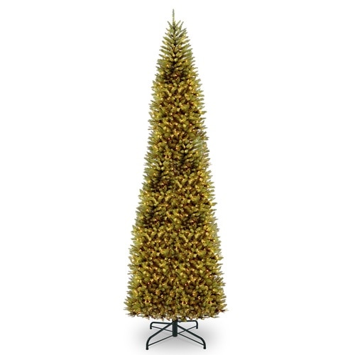 16’ Pre-lit Kingswood Fir Pencil Artificial Christmas Tree – Clear Lights - 33368192