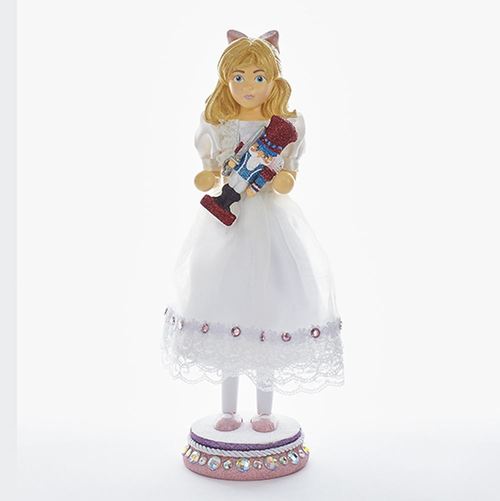 15” Subtle Colored Decorative Clara Nutcracker with Pink Embellishments - 32805747