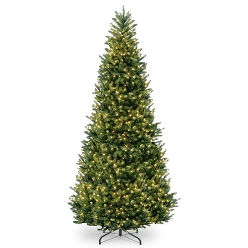 12’ Pre-Lit Natural Fraser Medium Fir Artificial Christmas Tree – Clear Lights - 33368234