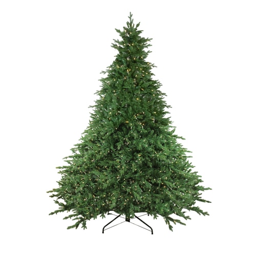 12 Pre-Lit LED Instant Connect Minnesota Balsam Fir Artificial Christmas Tree - 32915589