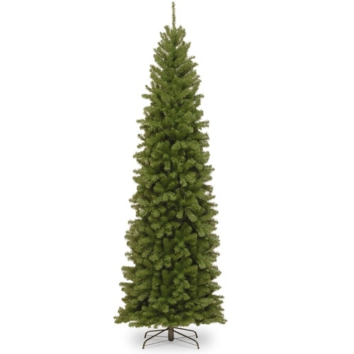 10’ North Valley Spruce Pencil Slim Artificial Christmas Tree - Unlit - 33368339