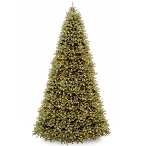 12’ Pre-Lit Downswept Douglas Fir Artificial Christmas Tree – Clear Lights - 31103929