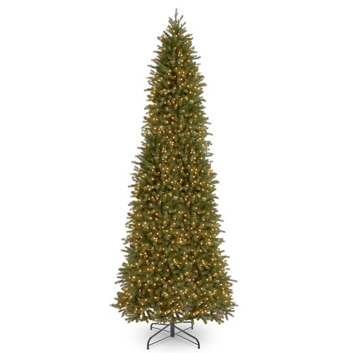 12’ Pre-Lit Jersey Fraser Fir Artificial Christmas Tree – Clear Lights - 33368469