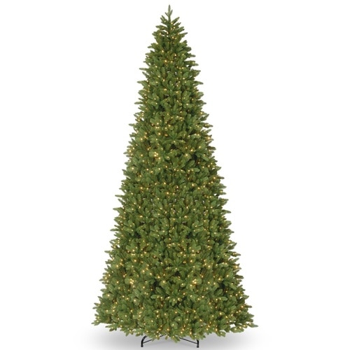 14’ Pre-Lit Ridgewood Spruce Medium Artificial Christmas Tree - Clear Lights - 33368526