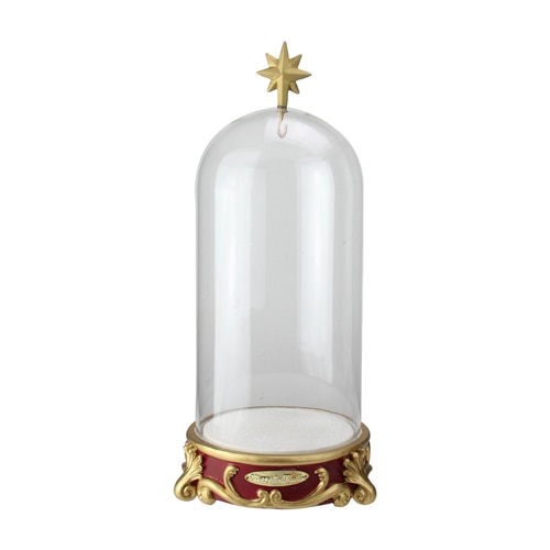 14.5" Christopher Radko Gold and Burgundy Dome Ornament Display Stand - 32808324