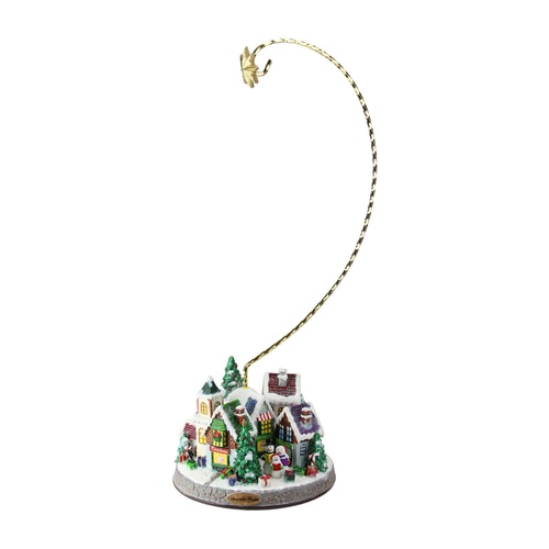 15" Christopher Radko Christmas Village Glittered Ornament Display Stand #2012900 - 32818235