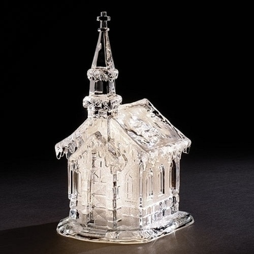 10” Lighted Church Figure B/O - 33387677