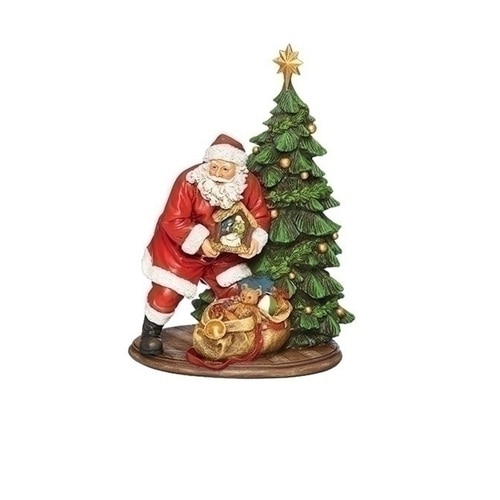 10.75 Santa with Nativity by Tree - 33387557