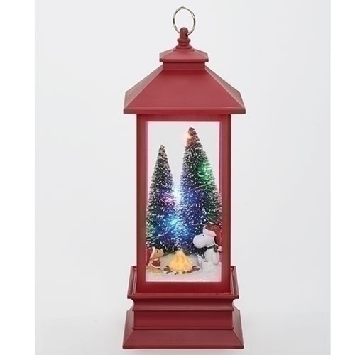 11” LED Lighted Snoopy and Woodstock Flicker Lantern – Battery Operated - 33387611