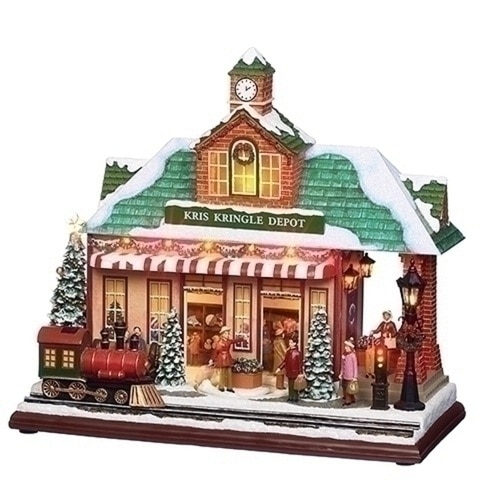 12.5” Musical LED Kringle Dept - 33387672