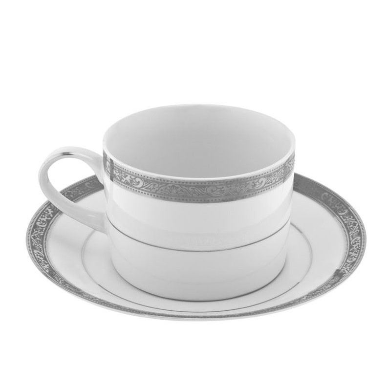 10 Strawberry Street Paradise Cup and Saucer (Set of 6)