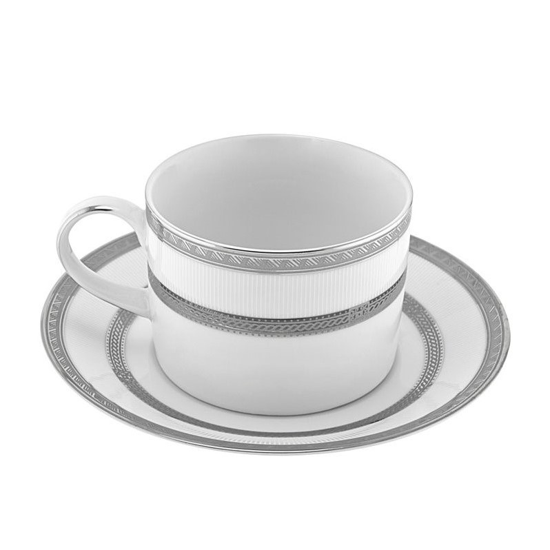 10 Strawberry Street Sophia Cup and Saucer (Set of 6)