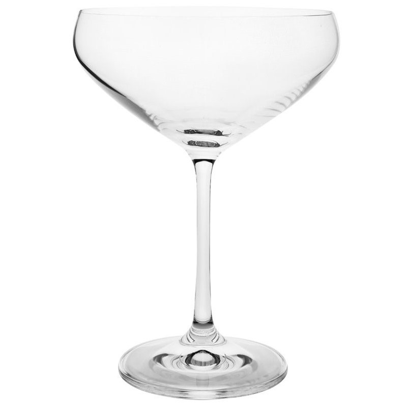 10 Strawberry Street Hong Kong Hip Champagne Coupe (Set of 6)