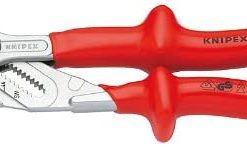 B005EXOKJU KNIPEX Tools - Pliers Wrench, Chrome, 1000V Insulated (8607250SBA)