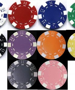 B003VSRHJK Striped Dice 11.5gm 1000 Bulk Poker Chips - Choose