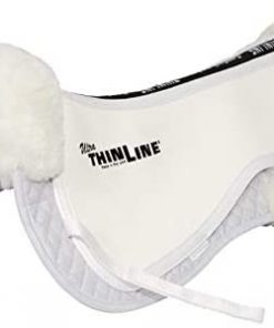 B001P7BUBA ThinLine - Trifecta Cotton Half Pad - Sheepskin Trim, White, Medium