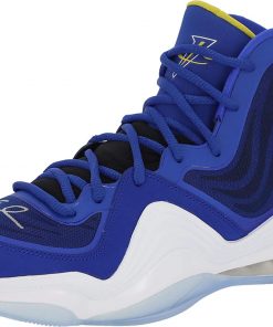 B08T6JB7QK Penny Hardaway Orlando Magic Autographed Blue Chip Air Penny V Orlando Sneaker - Autographed NBA Sneakers