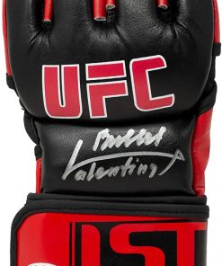 B08W2YYVFC Valentina Shevchenko Signed Official Black UFC Glove Insc. Bullet PSA/DNA ITP