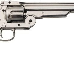 B004BDTCDS Denix 1869 Schofield Style Revolver, Nickel Finish - Non-Firing Replica