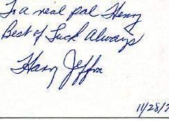 B003Y9UAIG Billy Soose Autograph/Signed 3x5 Card - Boxing Cut Signatures